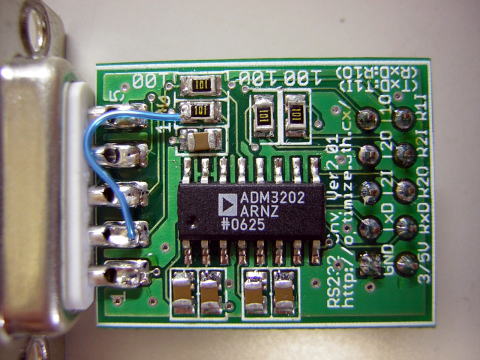 RS232C レベルコンバータ(ADM3202)